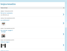 Tablet Screenshot of lesjeunesados.blogspot.com