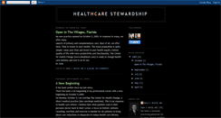 Desktop Screenshot of healthcarestewardship.blogspot.com