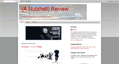 Desktop Screenshot of anutshellreview.blogspot.com