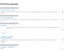Tablet Screenshot of kris-tiina.blogspot.com