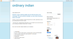 Desktop Screenshot of ordinarymanofindia.blogspot.com