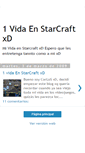 Mobile Screenshot of 1vidaenstarcraft.blogspot.com