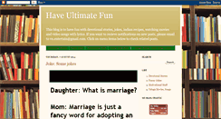 Desktop Screenshot of haveultimatefun.blogspot.com