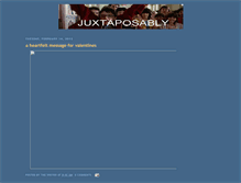 Tablet Screenshot of juxtaposably.blogspot.com