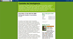 Desktop Screenshot of caminhodainteligencia.blogspot.com