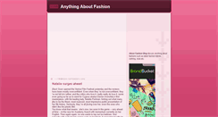 Desktop Screenshot of anyaboutfashion.blogspot.com