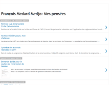 Tablet Screenshot of francoismedardmedjo.blogspot.com