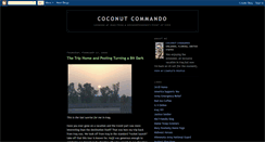 Desktop Screenshot of coconutcommando.blogspot.com