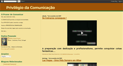 Desktop Screenshot of privilegiodacomunicacao.blogspot.com