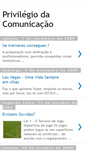 Mobile Screenshot of privilegiodacomunicacao.blogspot.com