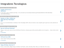 Tablet Screenshot of integradorestecnologicos.blogspot.com