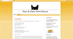 Desktop Screenshot of pawsandclawsnc.blogspot.com