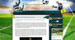 Desktop Screenshot of olympicfootballfans.blogspot.com