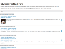 Tablet Screenshot of olympicfootballfans.blogspot.com