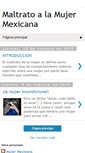 Mobile Screenshot of maltratoalamujermexicana.blogspot.com