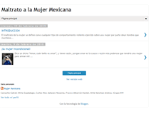 Tablet Screenshot of maltratoalamujermexicana.blogspot.com