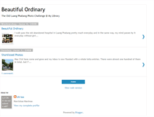 Tablet Screenshot of beautifulordinarylp.blogspot.com