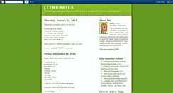 Desktop Screenshot of lizmonster.blogspot.com