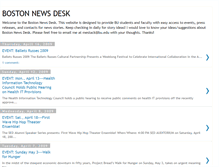 Tablet Screenshot of bostonnewsdesk.blogspot.com