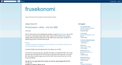 Desktop Screenshot of frusekonomi.blogspot.com
