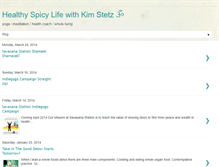 Tablet Screenshot of healthyspicylife.blogspot.com