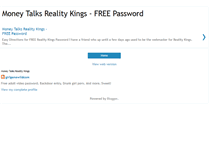 Tablet Screenshot of moneytalksrealitykings.blogspot.com