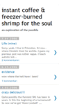 Mobile Screenshot of instantcoffeeandfreezerburnedshrimp.blogspot.com