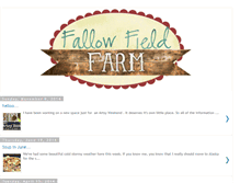 Tablet Screenshot of fallowfieldfarm.blogspot.com