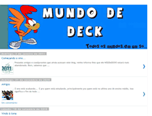 Tablet Screenshot of mundodedeck.blogspot.com