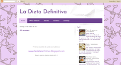 Desktop Screenshot of dietadefinitva.blogspot.com