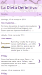 Mobile Screenshot of dietadefinitva.blogspot.com