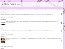 Tablet Screenshot of dietadefinitva.blogspot.com