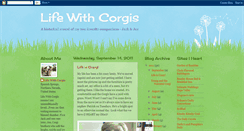 Desktop Screenshot of lifewithcorgis.blogspot.com