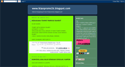 Desktop Screenshot of iklanpromo26.blogspot.com