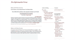 Desktop Screenshot of proinfoveraz.blogspot.com