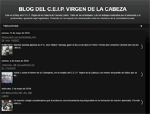 Tablet Screenshot of ceipvirgendelacabeza.blogspot.com