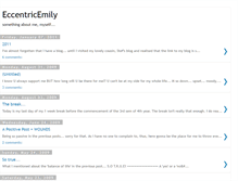 Tablet Screenshot of eccentricemily.blogspot.com