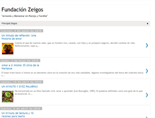 Tablet Screenshot of fundacionzeigos.blogspot.com