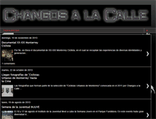 Tablet Screenshot of changosalacalle.blogspot.com