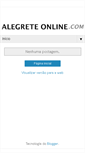 Mobile Screenshot of alegreteonline.blogspot.com