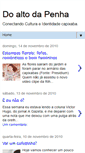 Mobile Screenshot of doaltodapenha.blogspot.com