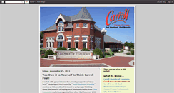 Desktop Screenshot of carrollchamberofcommerce.blogspot.com