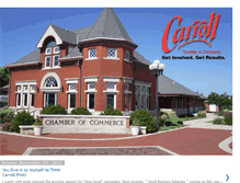 Tablet Screenshot of carrollchamberofcommerce.blogspot.com