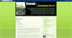 Desktop Screenshot of detroitsustainablecity1.blogspot.com