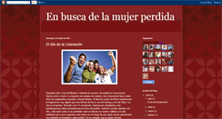 Desktop Screenshot of enbuscadelamujerperdida.blogspot.com