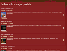 Tablet Screenshot of enbuscadelamujerperdida.blogspot.com