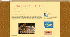 Desktop Screenshot of knittingandalltherest.blogspot.com