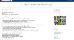 Desktop Screenshot of lamuseumoftheholocaust.blogspot.com