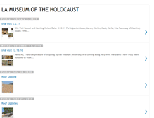 Tablet Screenshot of lamuseumoftheholocaust.blogspot.com