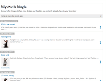 Tablet Screenshot of miyokoismagic.blogspot.com